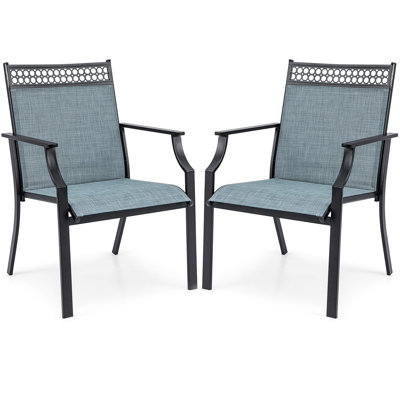 Nedelia Metal Outdoor Dining Armchair