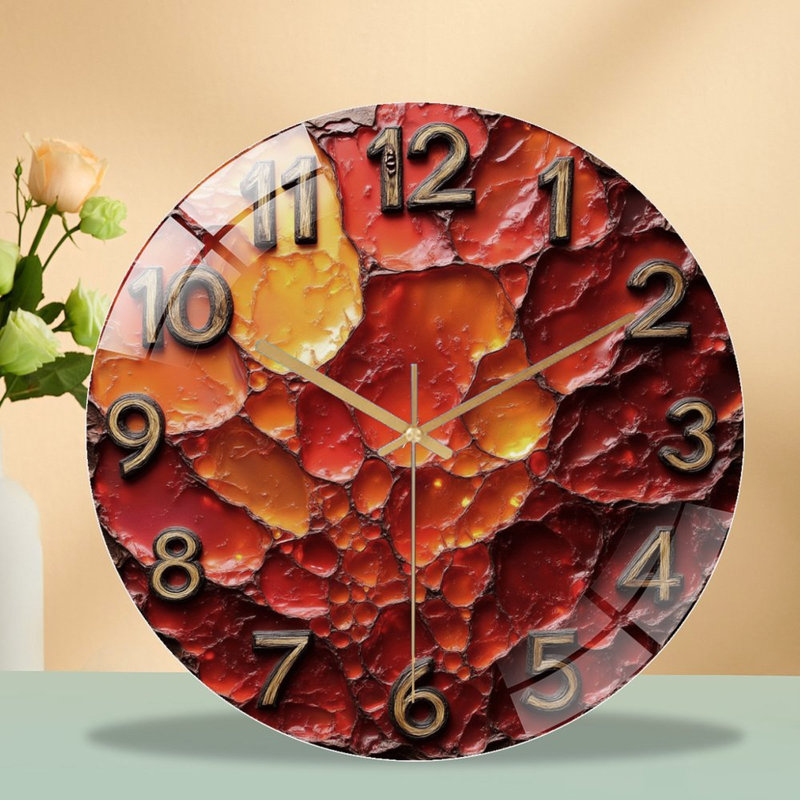 Horloge murale Molten Rock