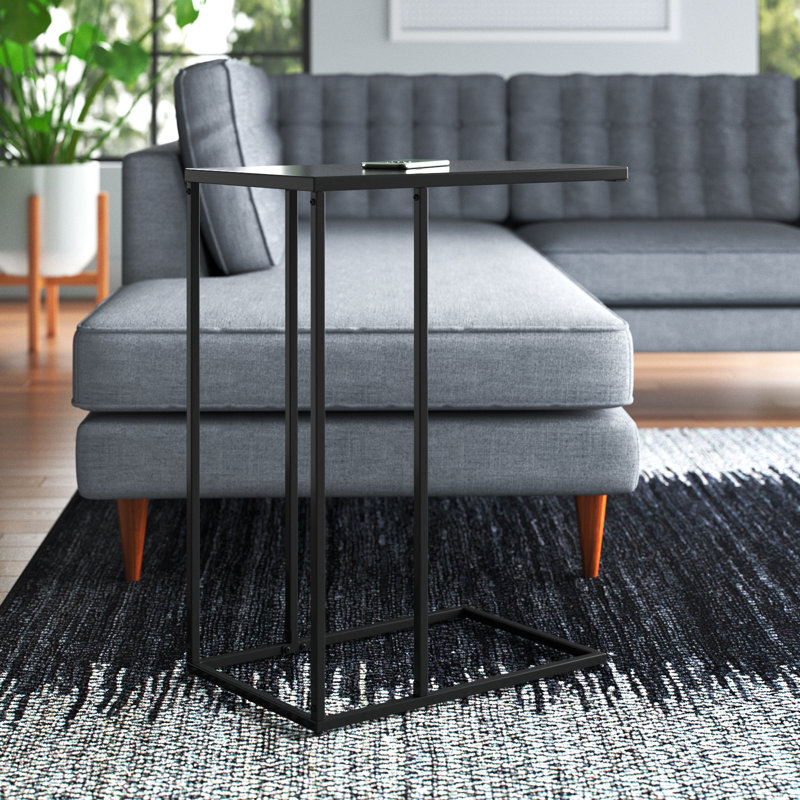 Amneet 27" Tall C End Table, Black