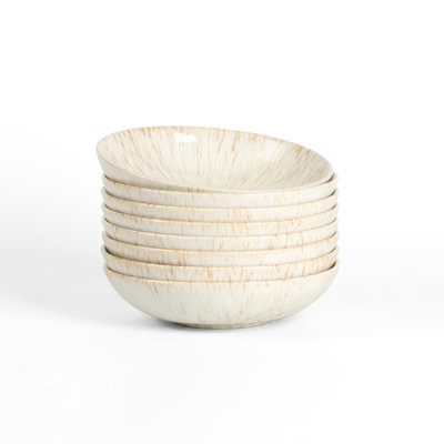 Stone Lain Riley 8-Piece Pasta Bowl Set Stoneware