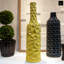 Vase en céramique à finition brillante jaune -28964195-28964200