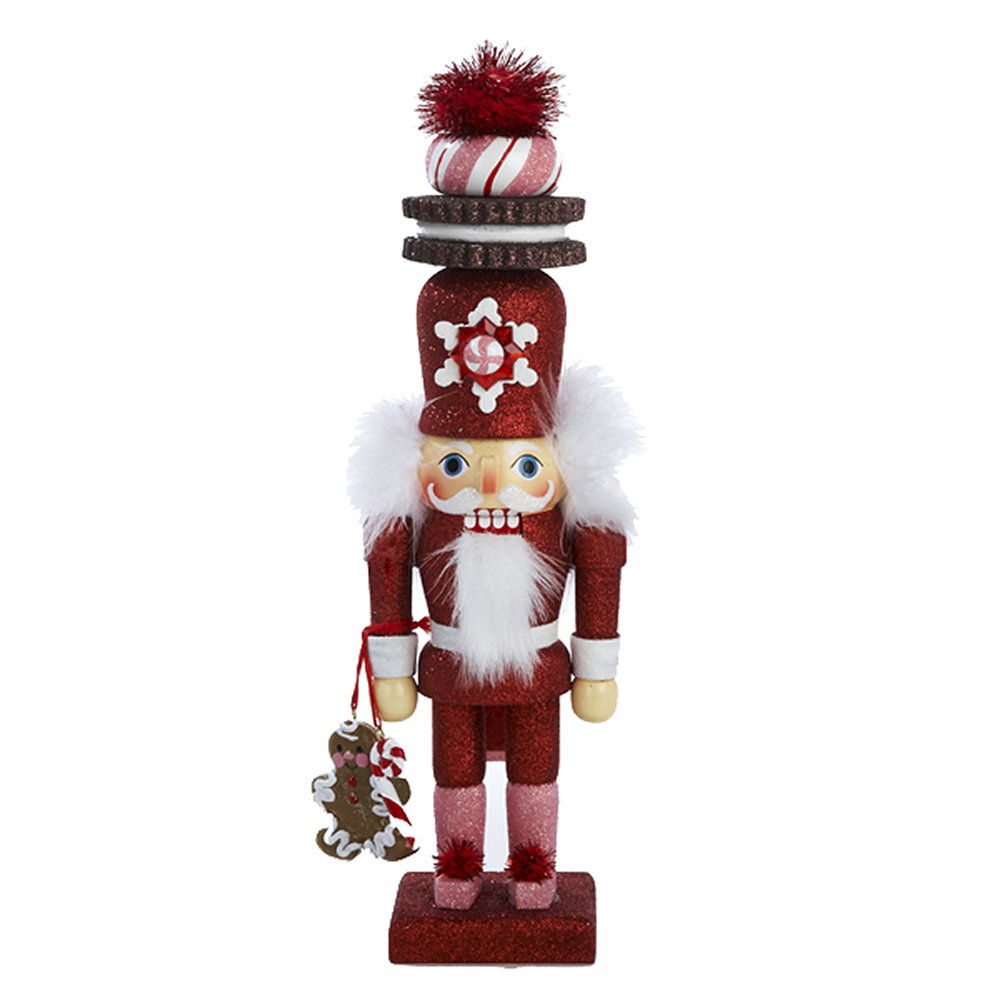 Kurt Adler Hollywood Gingerbread Nutcracker with Cookie Hat & Reviews | Wayfair