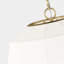 Ellen Degeneres Hikari 5 Light Dining Room Pendant With White Linen Shade-1333602963-1333602967