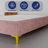 Karvin 15" Premium Velvet Material Wood Box Spring/Bed Frame, Durable, Stylish, Multi Color-88933199-88933194