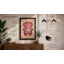 Cat on Pink Chair Retro - Framed Print-1559269048-1559269053