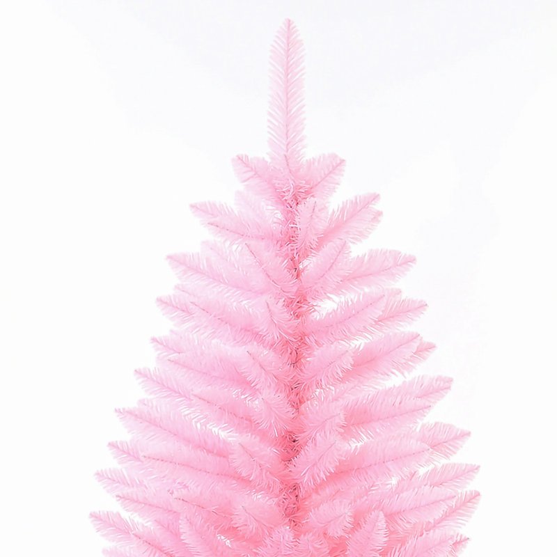 Arbre de Noël artificiel rose 6 pi, 2.9' H