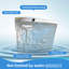 Toilette intelligente, bidet intégré, ouverture / fermeture automatique, système de chasse d'eau, siège chauffant, lavage à bulles, modes de lavage multiples, nuit, affichage numérique, capteur à pédale, batterie de secours, buse autonettoyante,