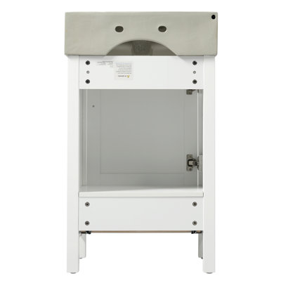 20.3'' Modern Bathroom Vanity With Ceramic Sink