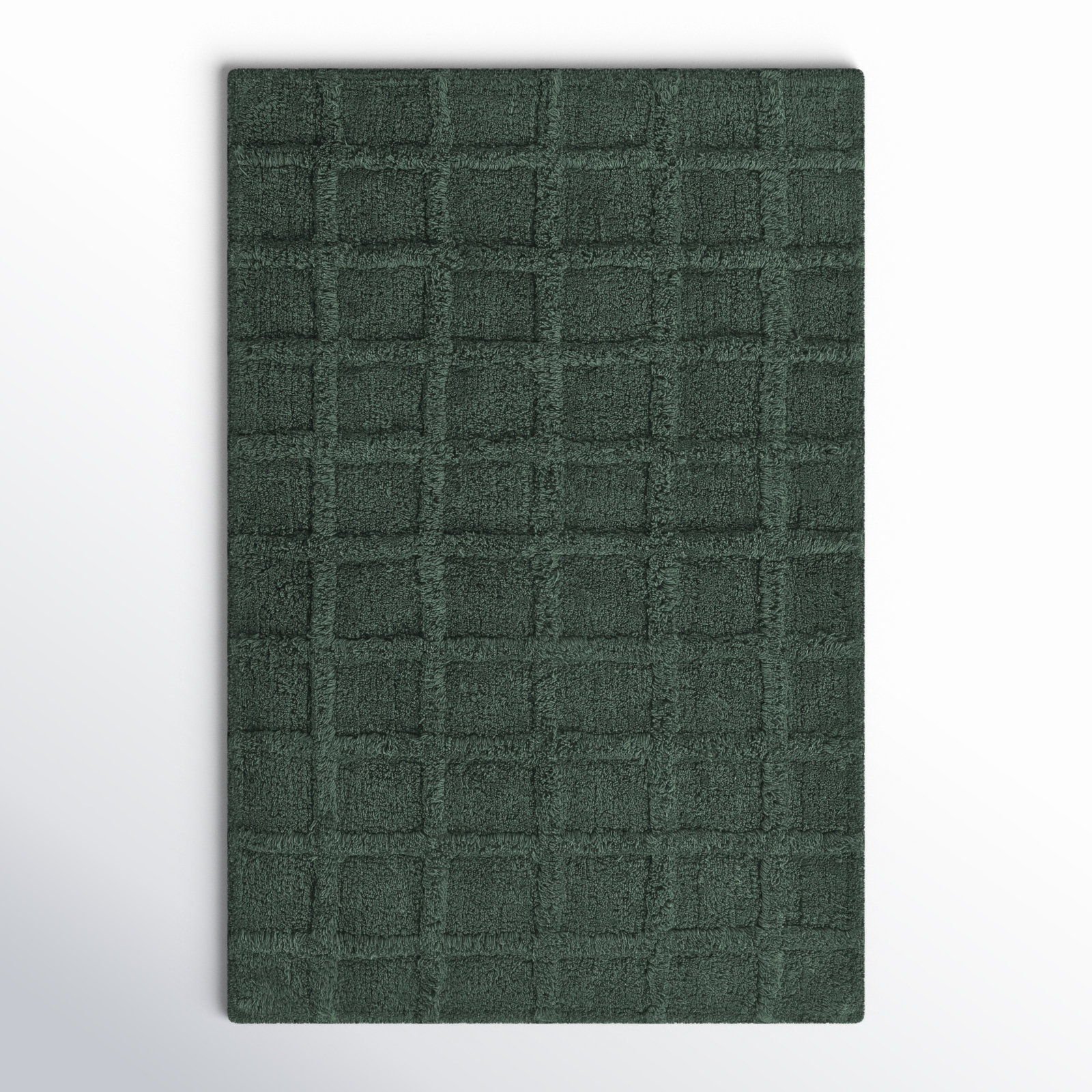 Carter Bath Rug, Emerald Green