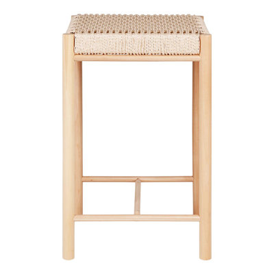 Micah Counter Stool with Solid Wood Frame