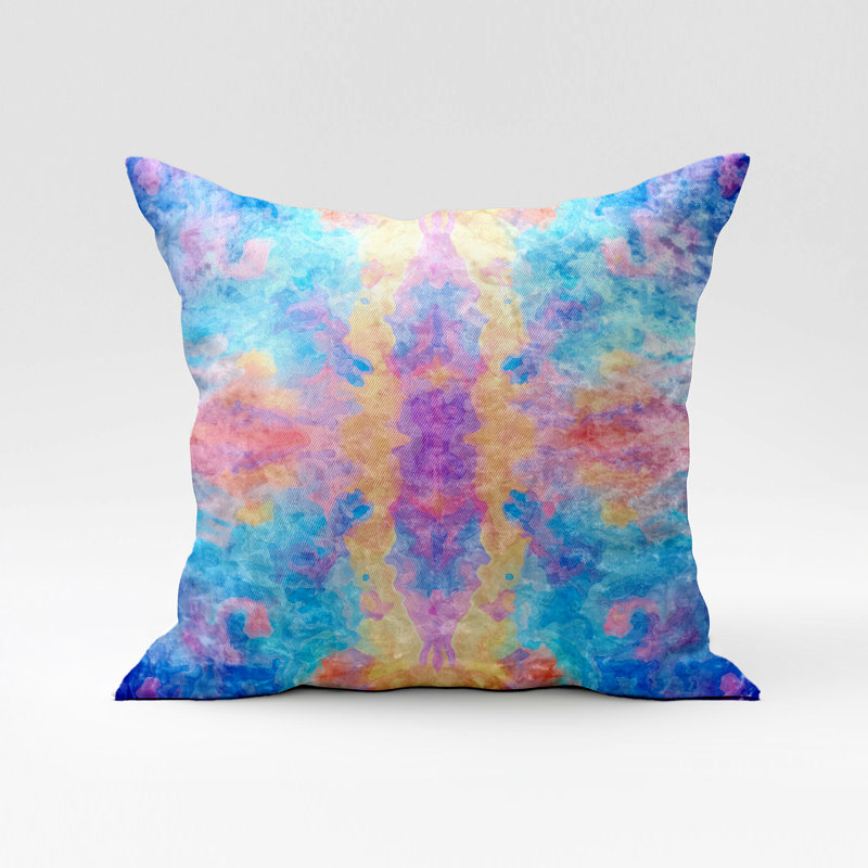 Néon, Crème / mauve / rose / jaune / bleu abstrait