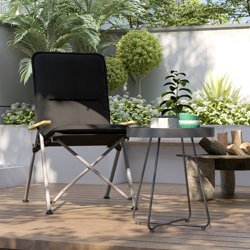 Folding Camping Chair, Black