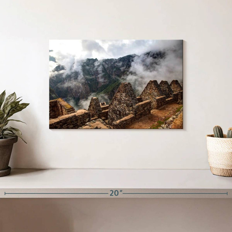 Lilie Cloudy Machu Picchu, 8" H x 12" W