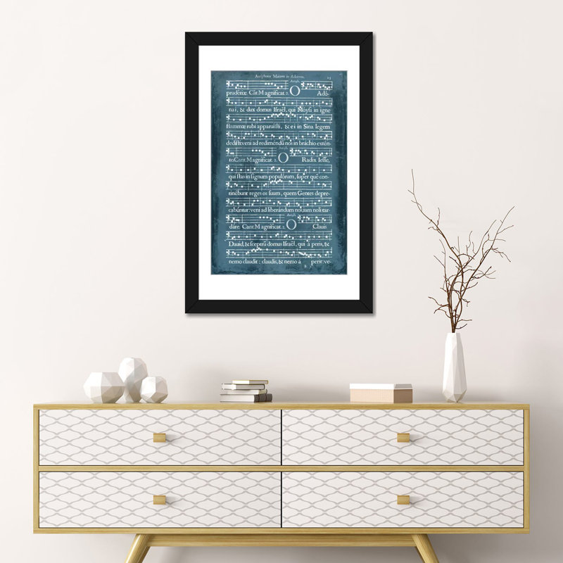 « graphic songbook iii », art textuel sur toile, H 32 po x l 24 po x P 1 po, Papier d'art encadré noir, Blanc