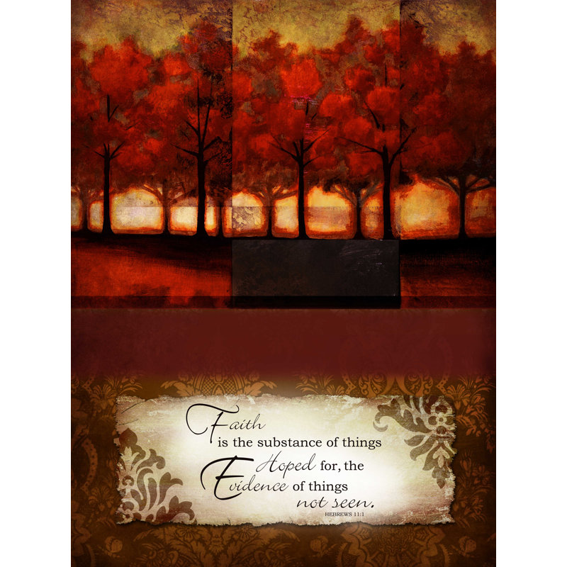 Faith and Hope - reproduction sur toile tendue, H 24 po x l 18 po