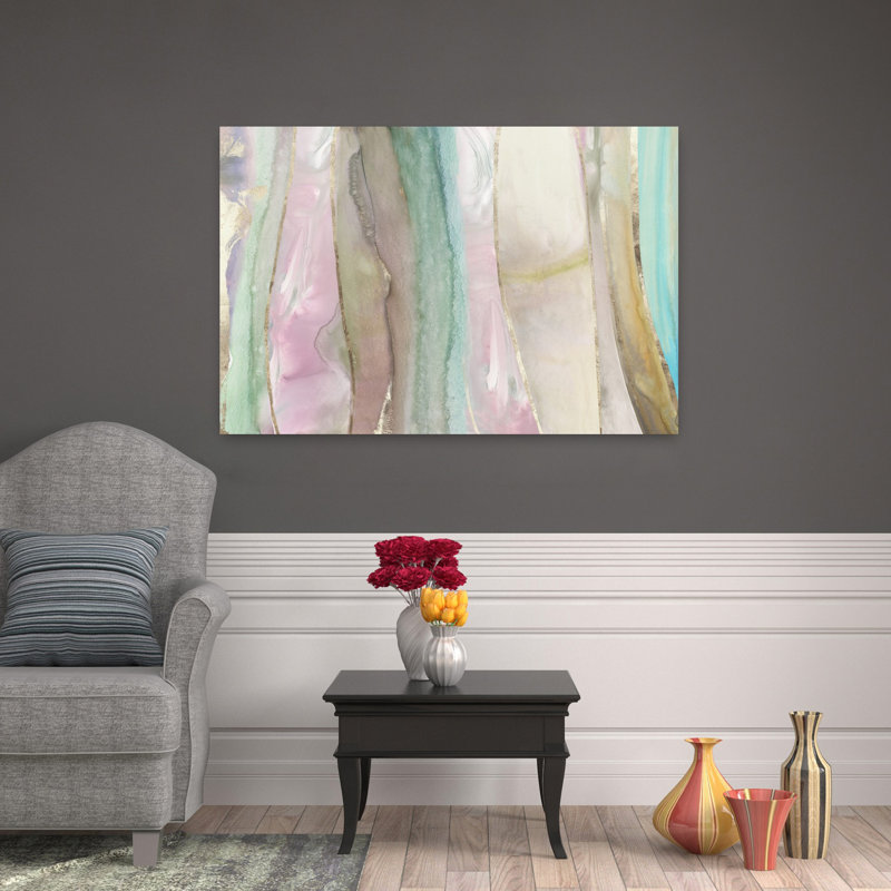 Reduction Abstract Organic Art contemporain, H 32 po x l 48 po