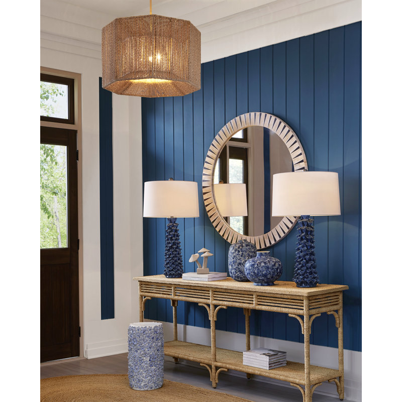 Arvi Round Bone Wall Mirror