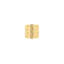 Deltana CSB44R5-RZ 4" x 4" x 5/8" Radius Hinge / Zig-Zag in PVD Polished Brass Pair