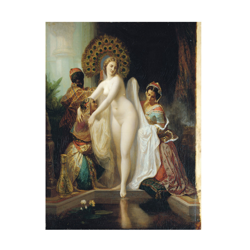 Art sur toile, Henri Pierre Picou, H 19 po x l 14 po