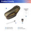 Baignoire de trempage autoportante 67 po. X 30 po. 67 po. X 30 po.