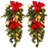 Red Ruby Prelit Garland Wreath Collection