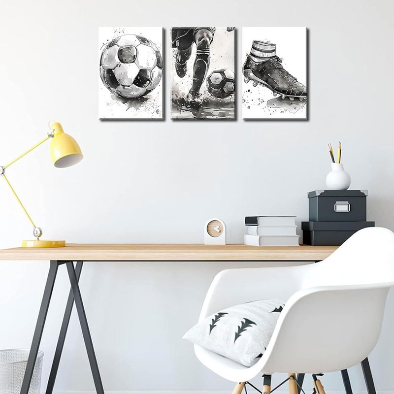 3 Piece Wrapped Canvas Print, 40cm H x 30cm W