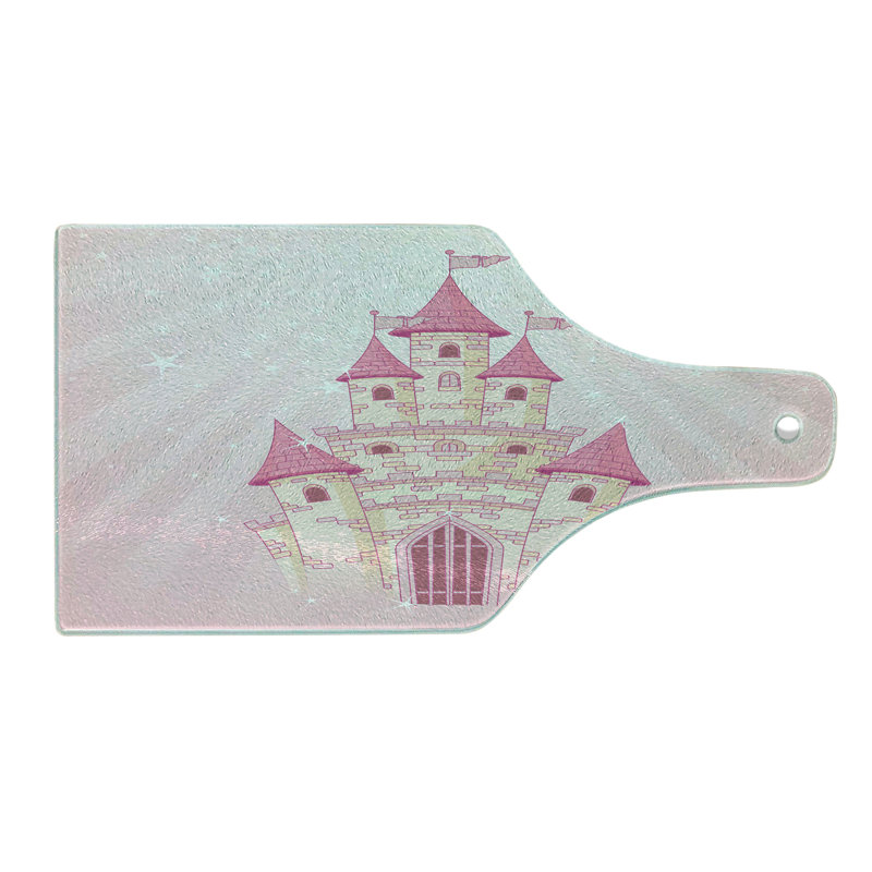 Planche à découper en verre trempé Ambesonne Castle