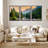 Nature Landscape Colorado Forest Mountain Nature Photograph Landscape Scenery Triptych - Framed Canvas 3 Piece Print-73227910-73227908