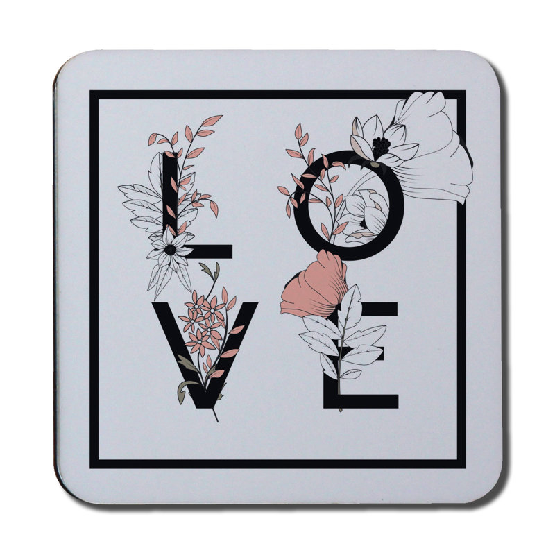 Square 6 Piece Coaster Set
