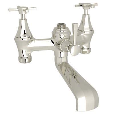 Deco™ Exposed Triple Handle Deck Mounted Clawfoot Tub Faucet