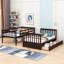 Lit superposé simple à 2 tiroirs Guichard par Harriet Bee-1500555520