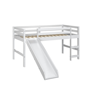 Hazib Twin Solid Wood Tent Loft Bed by Harriet Bee