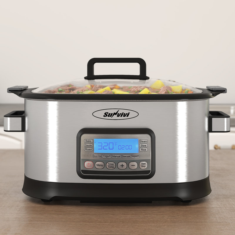 6.5QT 11-In-1 Programmable Multi Slow Cooker