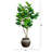 4Ft. Artificial Audrey Ficus Tree In Rustic Decorative Planter