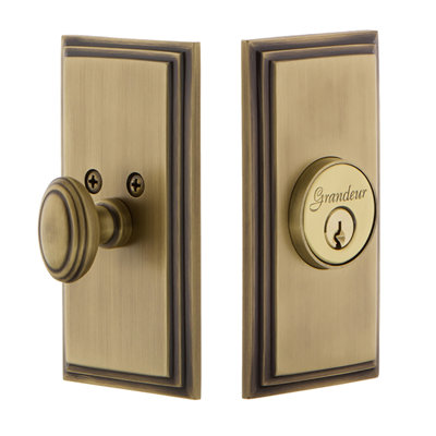 Carré Single Cylinder Deadbolt