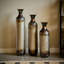 Ensemble de 3 vases en métal forgés à la main-127420841