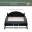 Lit plateforme simple avec roulettes-288219263