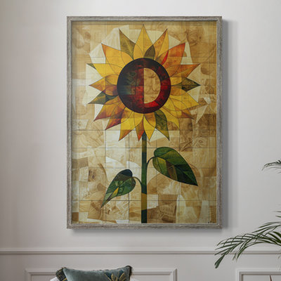 Reproduction encadrée FLORAL Series CDLxx III - bois massif