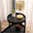 2-Tier Side Table with Storage, Sofa Table Wooden Desk End Table