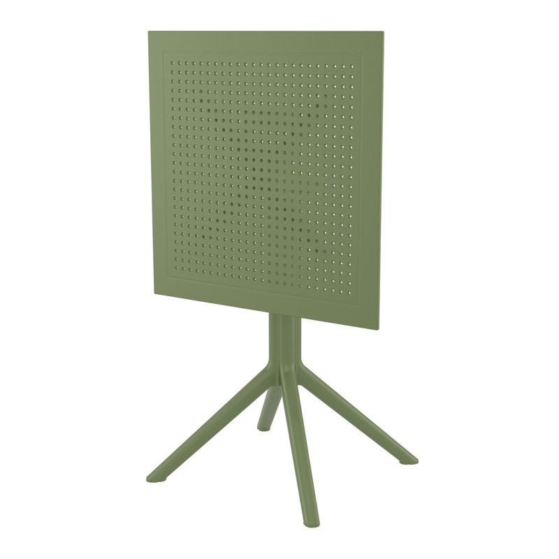 Ensemble de salle à manger 3 pièces Farrah, H 29,5 po x L 23,6 po x l 23,6 po, Vert olive