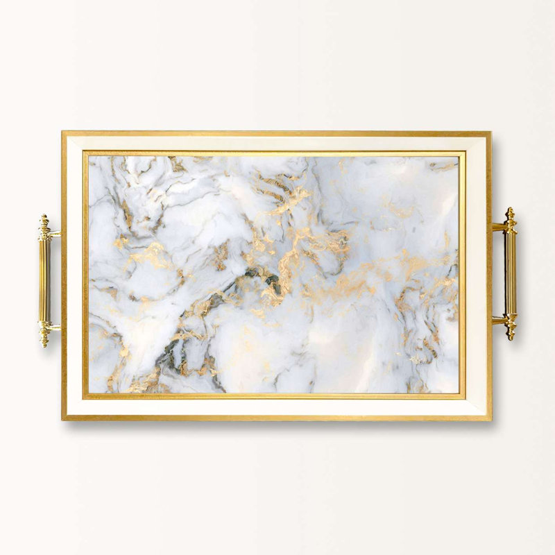 Élégant plateau de service en verre 19,7 x 11,4 x 1,4 pouces | 100% verre de haute qualité | Parfait pour recevoir et servir | Conception élégante et fonctionnelle pour la maison et les fêtes | Durable et facile à nettoyer