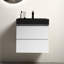 Ensemble de meuble-lavabo mural simple 24 avec plateau Makenzey-80371955