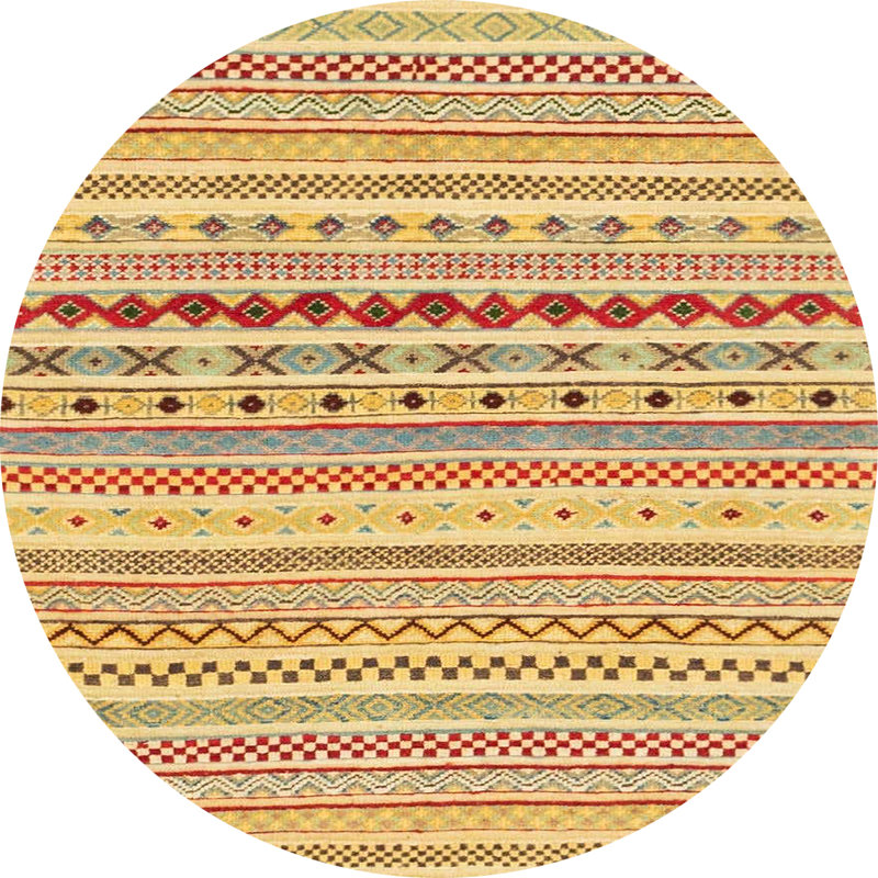 Abstract Indoor Rug, Round 3'