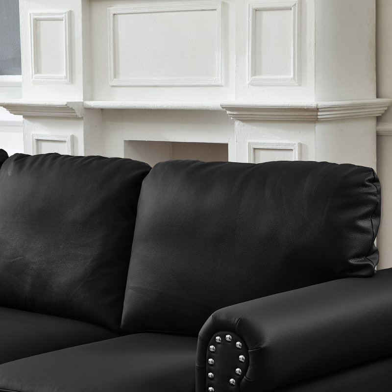 Causeuse de salon 59,5 "Classic, Noir