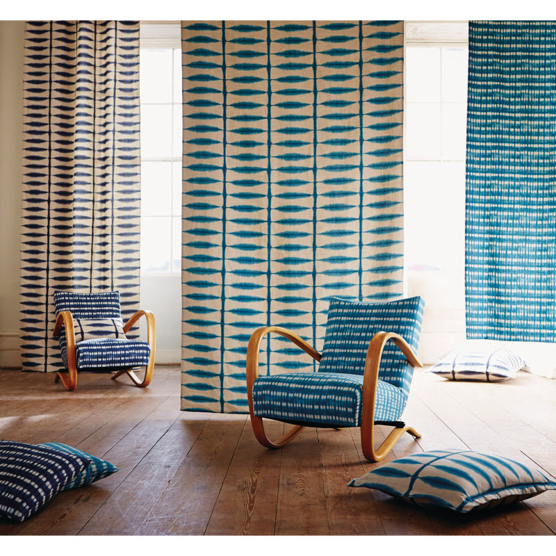 Shibori - Teal/Linen, Teal