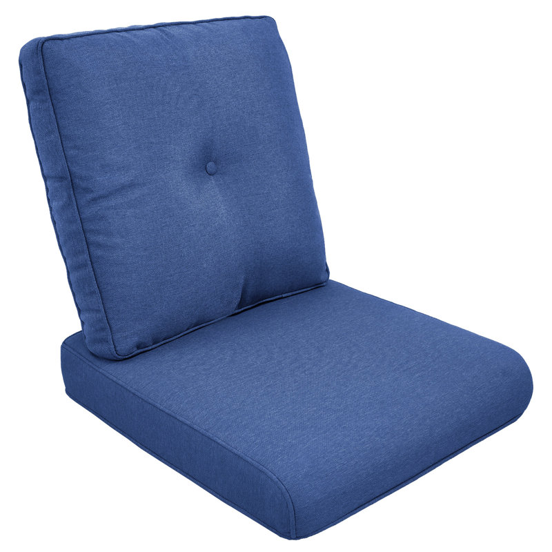Ensemble de coussins de mobilier d'extérieur Deeominia - Coussins de siège / dossier pour fauteuils pivotants et fauteuils