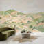 Rolling Hills papier peint paysage aquarelle amovible-803409699-803409698