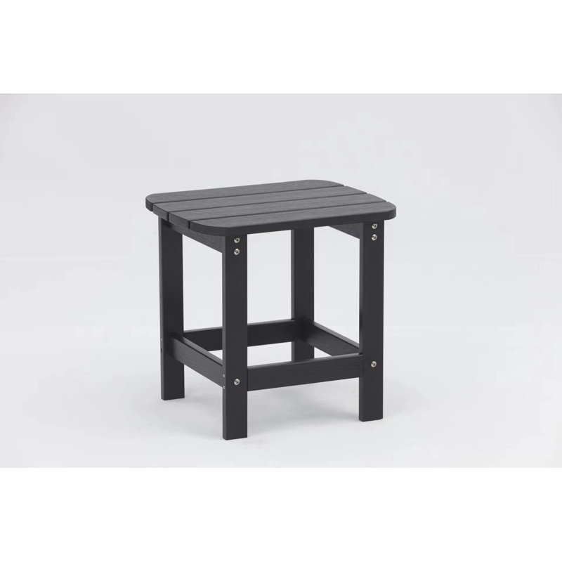 Table d'appoint d'extérieur Bostwick, Noir