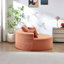 Chaise ronde en peluche avec coussins Teddy-1944875567