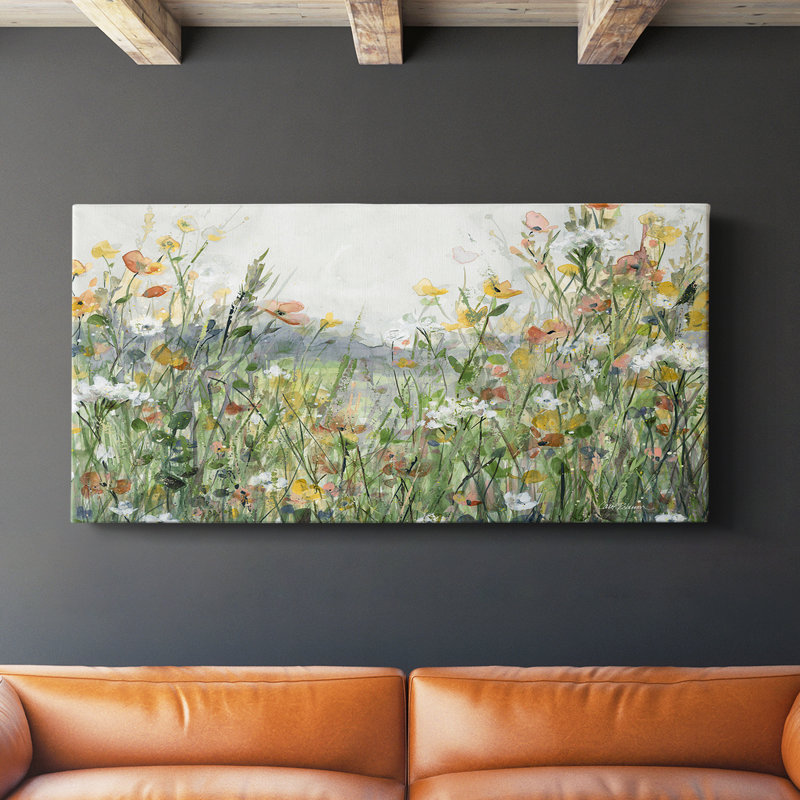 Woodland Meadow- Gallery Wrapped Canvas -Ready to Hang, 24" H x 48" W